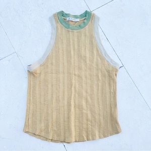 Free People Razor Back Tank Top